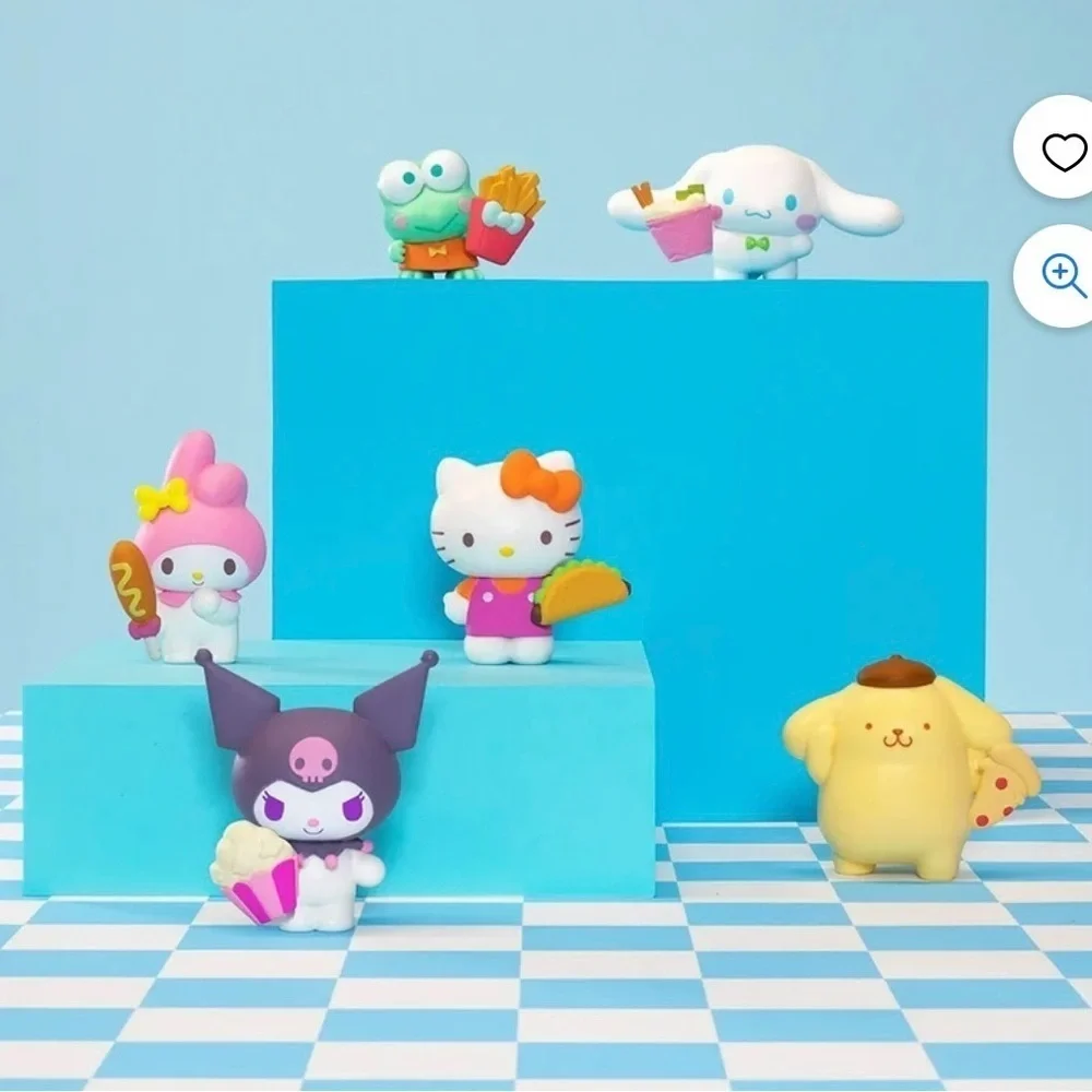 Hello Kitty and Friends, 2” Figure 6-Pack - Removable Salty Accessories